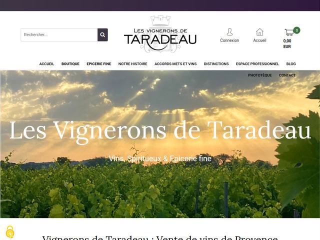 Rosé de provence taradeau - les vignerons de taradeau