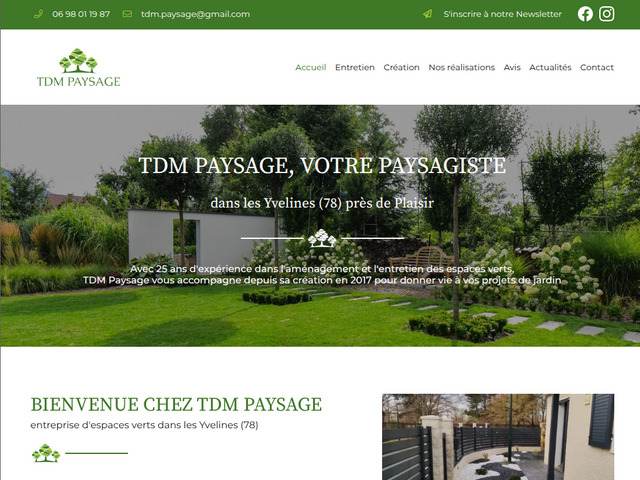Tdm paysage | paysagiste à beynes (78)