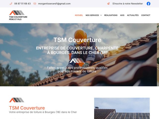 TSM Couverture à Trouy (18) - Toiture & rénovation