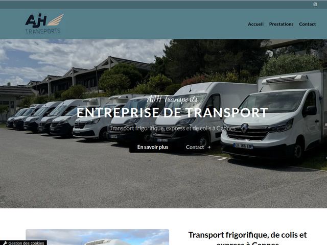 Transport frigorifique cannes - ajh transports