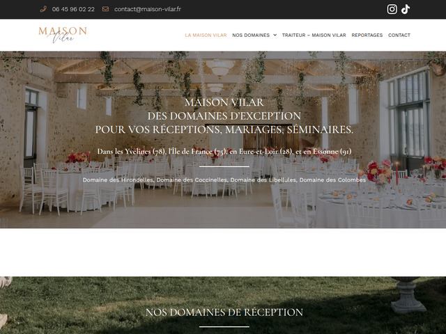 Maison Vilar - Domaine mariage, anniversaire, séminaire