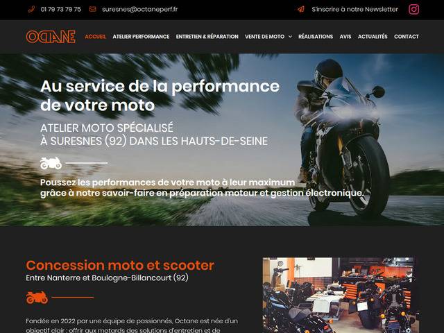 Octane performance – préparation & entretien moto