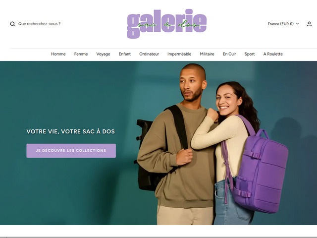 Galerie sac à dos