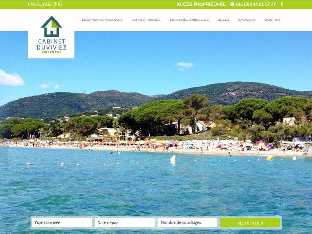 Location vacance cavalaire sur mer -  cabinet duviviez