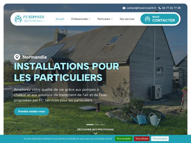 Installation de pompes à chaleur à caen - fc services