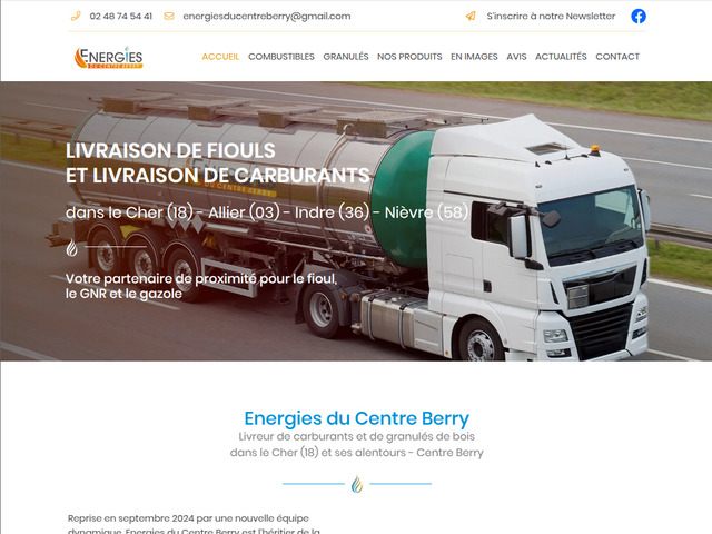 Livraison de fioul et granulés – centre berry