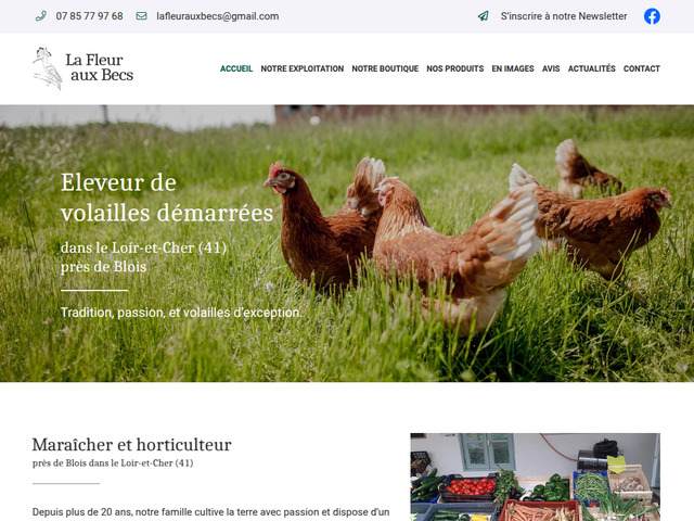 La fleur aux becs - produits fermiers à bauzy (41)