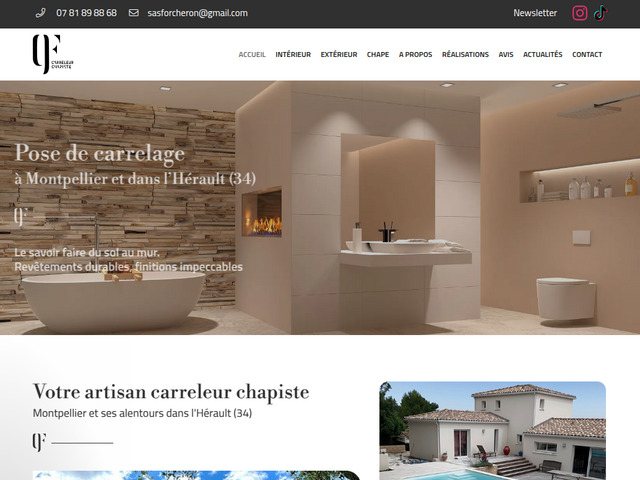 Carreleur chapiste  saint-nazaire-de-pan - forcheron