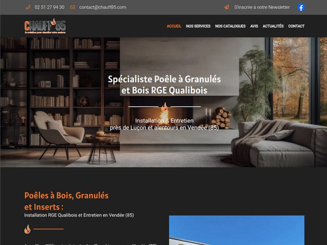 Poêle à bois & granulés rge - luçon & ste-gemme 85