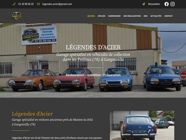 Garage voitures anciennes  gargenville (78)
