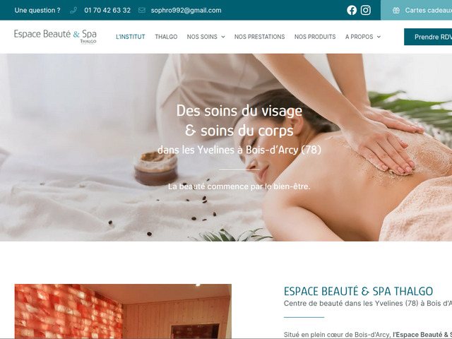 Espace beaut & spa thalgo – institut de beaut  bois-d’arcy 78