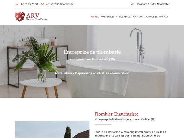 Plombier chauffagiste à longnes (78) – arv rodrigues