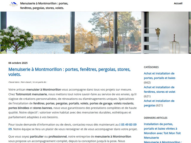 Toit mon toit menuisier