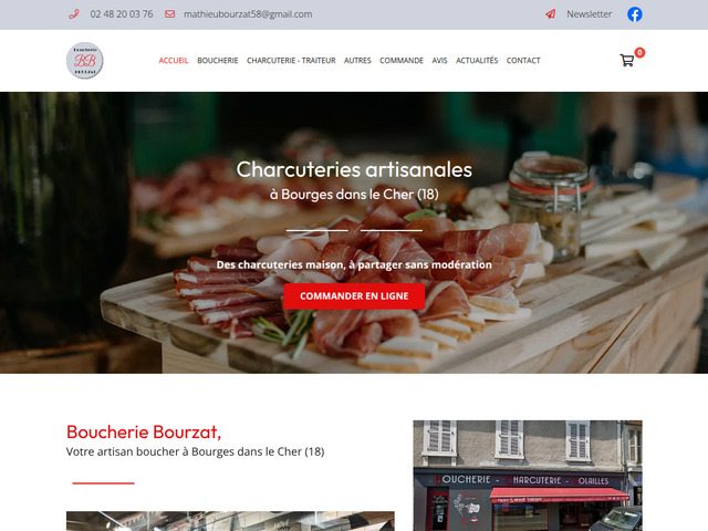 Boucherie bourzat � bourges (18) &ndash; viandes, traiteur