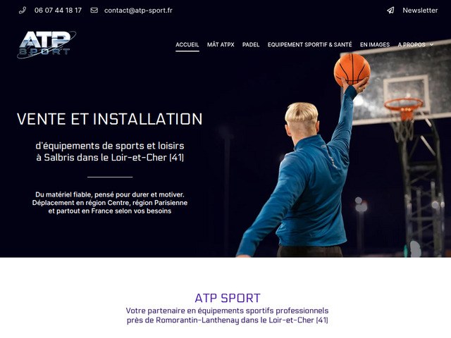 Atp sport &ndash; �quipements & installation sport professionnels