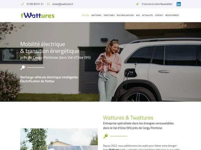 Wattures & twattures | installation panneaux solaires & bornes de recharge