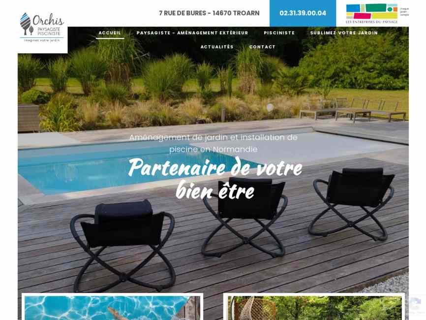 Paysagiste et pisciniste dans le calvados - orchis