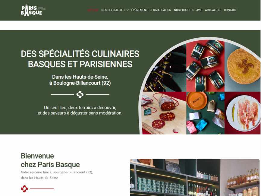 Paris basque &ndash; �picerie fine � boulogne-billancourt