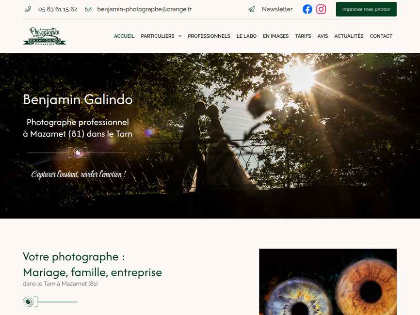 Photographe mazamet (81) | portrait, mariage & pro