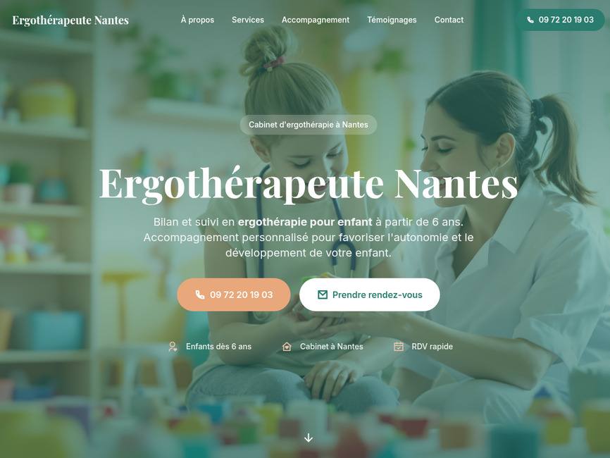 Ergotherapeute nantes