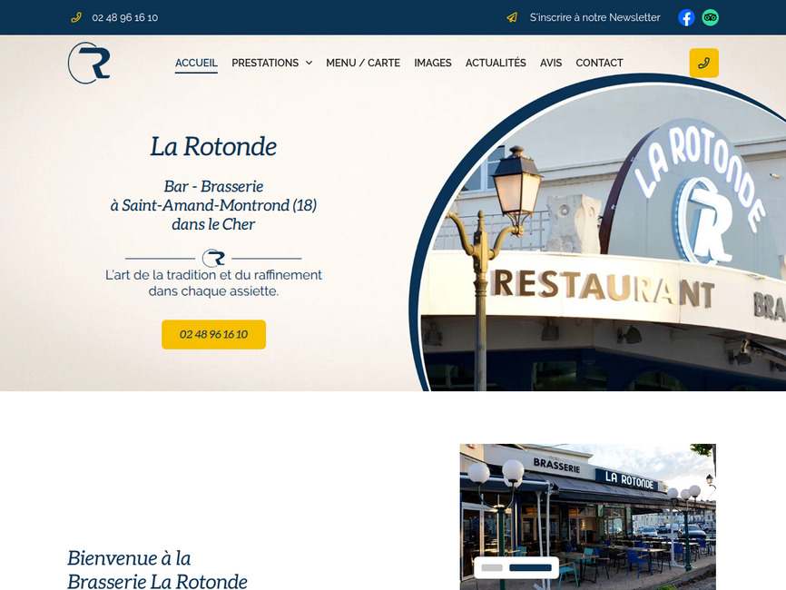 La rotonde saint-amand-montrond | bar & restaurant