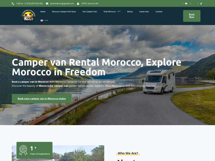 Location camping car maroc