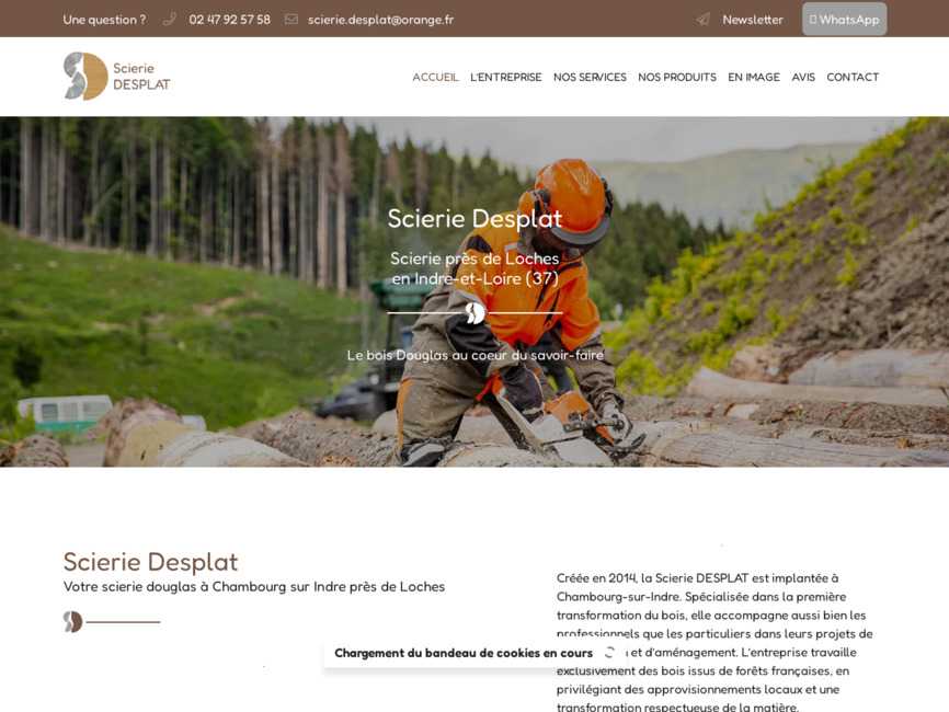 Scierie desplat - vente de bois et mat�riaux de scierie � chambourg-sur-ind