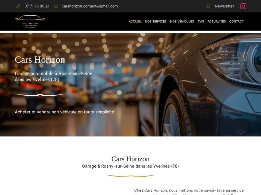 Garage cars horizon - vente automobile dans les yvelines (78)