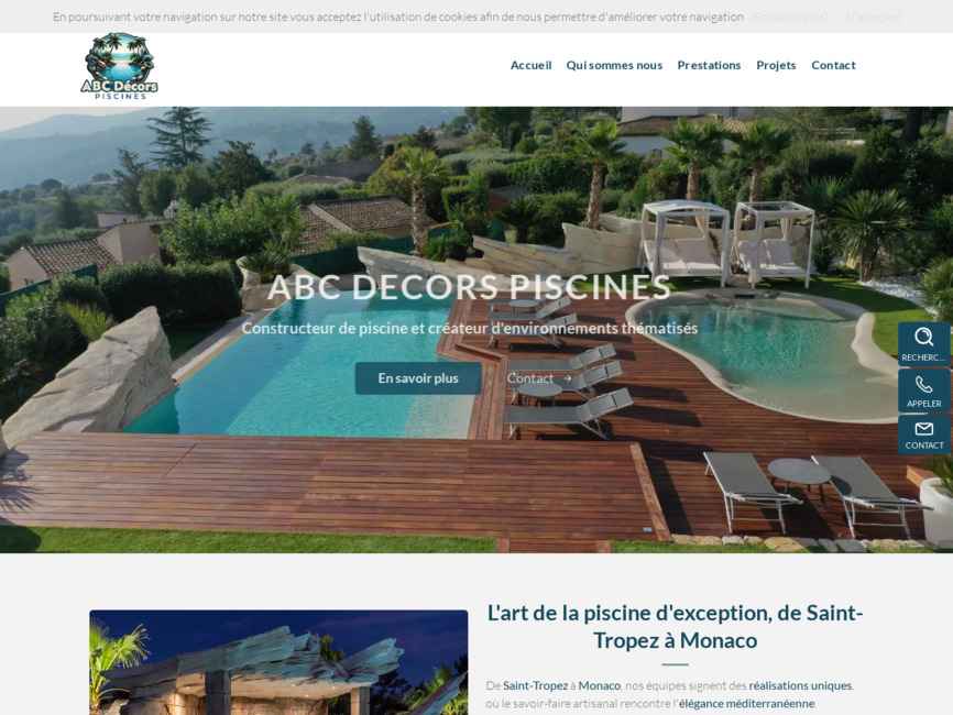 Construction de piscines � saint-tropez - abc decors piscines