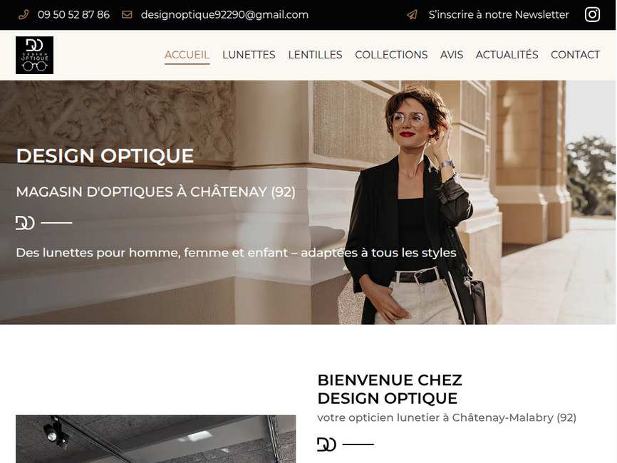 Design optique - lunettes et accessoires