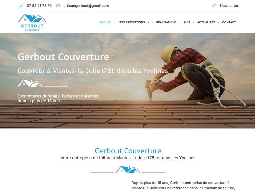 Gerbout couverture - couverture à mantes-la-jolie