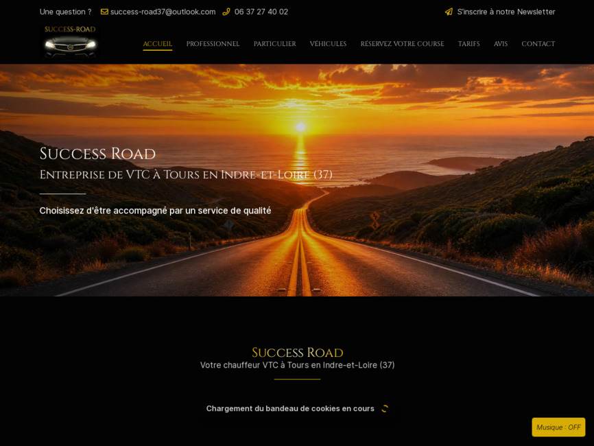 Success road - chauffeur vtc en indre-et-loire