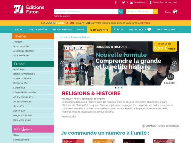 Religions et Histoire magazine