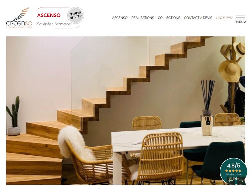 Ascenso, cr�ateur d'escaliers - Treppen Meister