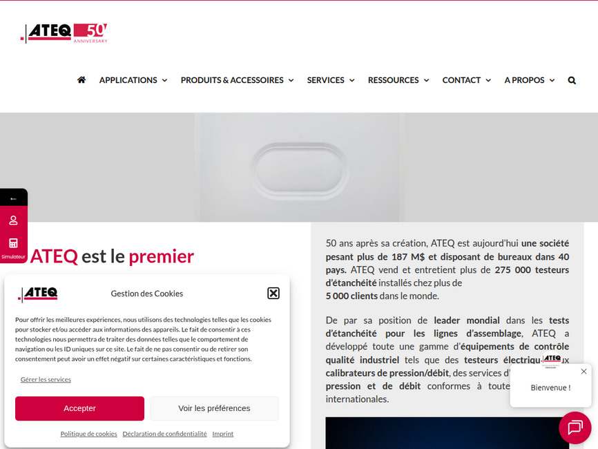 Ateq détecteurs de fuites