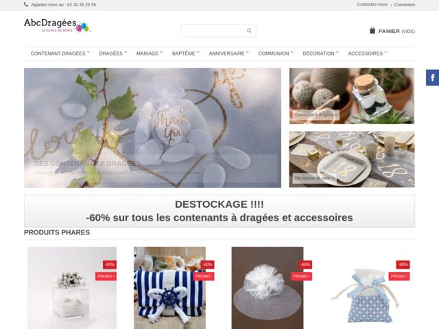 Dragées de mariage en ligne