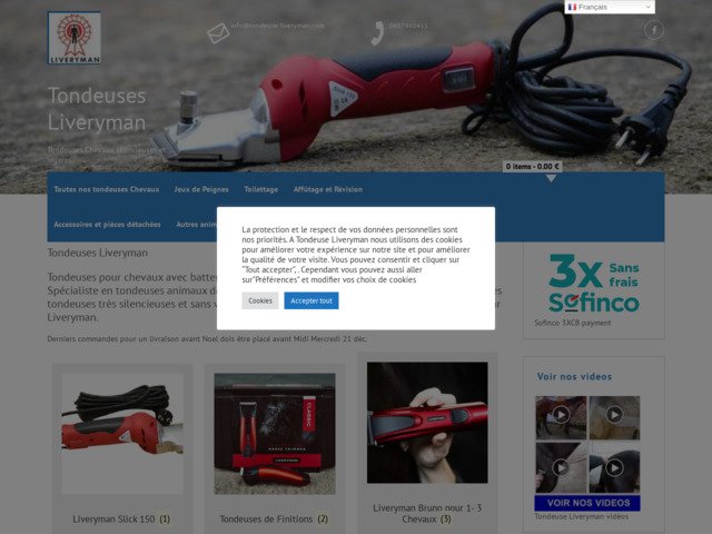 Tondeuses pour chevaux et tondeuse de finition Liveryman