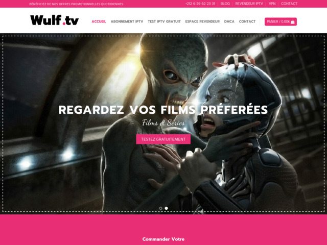 Wulf TV - Meilleur Abonnement IPTV