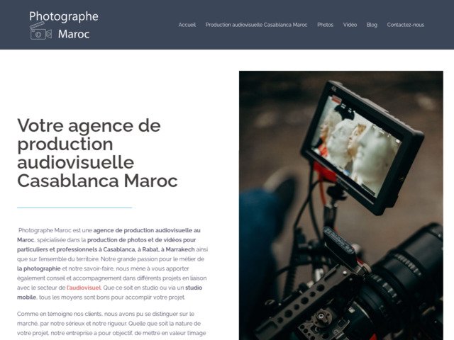 Photographe professionnel à Casablanca