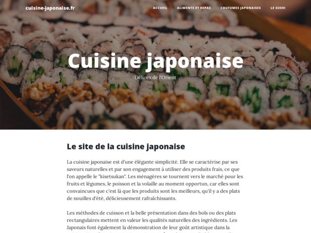 Decouvrir la cuisine japonaise