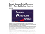 Nordvpn gratuit