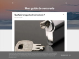 Mon guide de serrurerie
