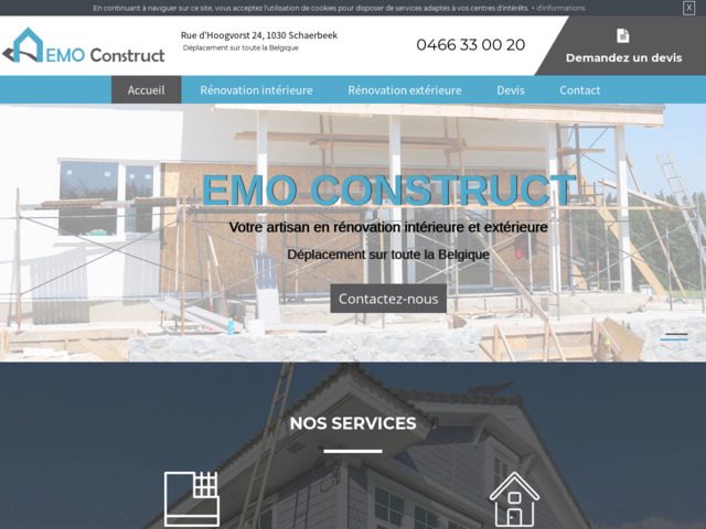 Renovation interieure et exterieure a Bruxelles