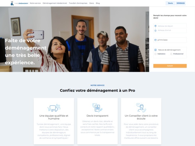 Transfert des entreprises et déménagement de bureaux