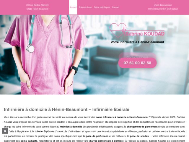 Votre infirmire librale  Hnin-Beaumont