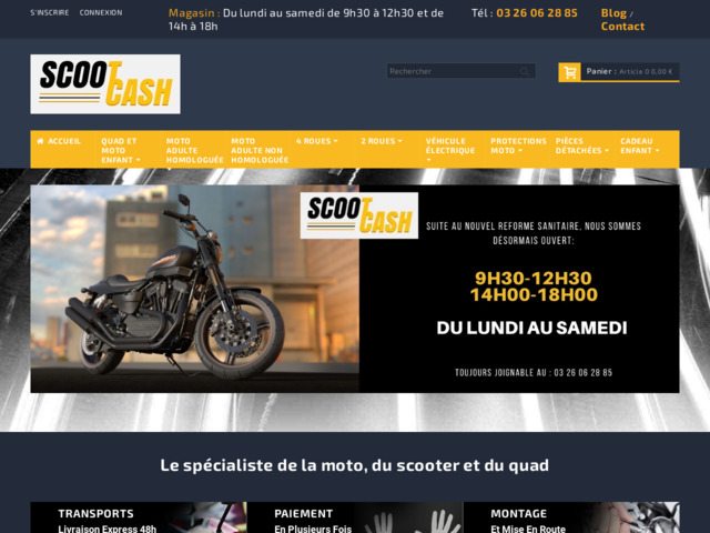 Scootcash - vente de motos et quads pour enfant