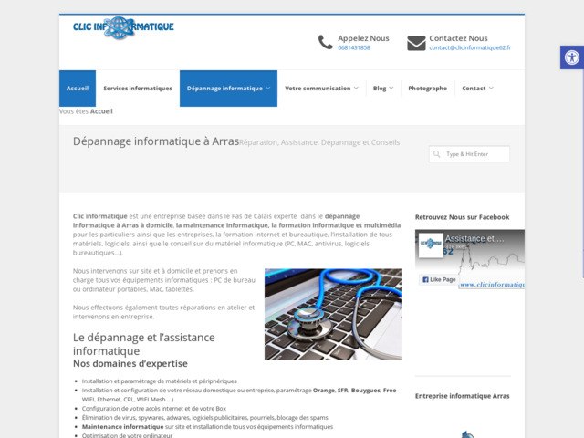 Dépannage de votre ordinateur windows  à domicile sur arras