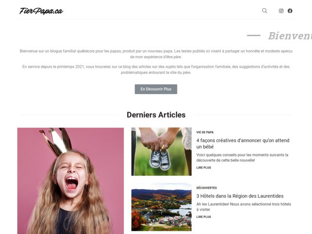 Fier Papa - Blogue paternité famille