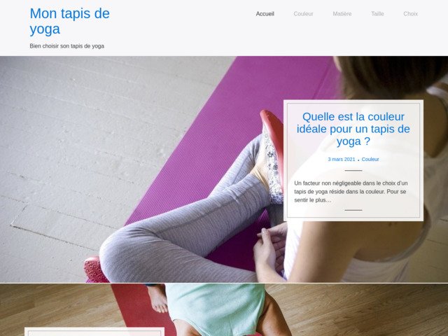 Mon tapis de yoga | epais baya liège antidérapant décathlon