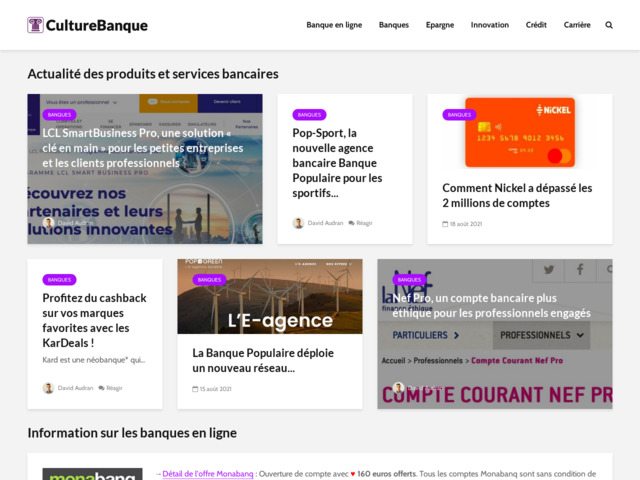 Culture banque